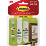 3M Command Picture Hanging Strips Mega Pack