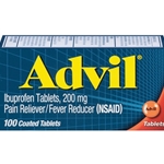 RJ General Advil Pain Reliever Ibuprofen Tablets