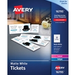 Avery Tear-Away Stubs Matte Printable Tickets