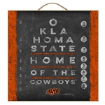 EYE CHART SQUARE PLAQUE