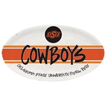 OK ST COWBOYS MELAMINE OVAL PLATTER