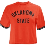 LYN ORANGE CROP TEE