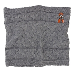 GREY ALPINE COWL NECK SCARF