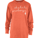 LONG SLEEVE MELANGE CREW TEE