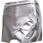 SILVER ILUMINATE LAM'E SKORT