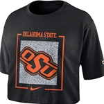 NIKE BLACK DRY CROP TOP