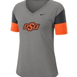 NIKE COLLEGE BREATHE COLORBLOCKED TEE