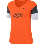 NIKE COLLEGE BREATHE COLORBLOCKED TEE