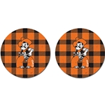 BUFFALO PLAID CAR COASTERS