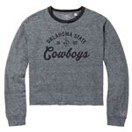 BLACK INTRMURAL LONG SLEEVE CROP TEE