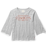 ASH FLUTED SLEEVE CROP TOP
