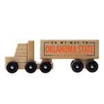 OSU WOODEN SEMI TRUCK