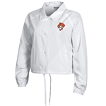 WHITE CROP COACHES JACKET