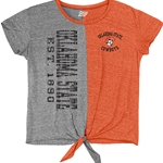 BILLIE TIE FRONT SPLIT TEE