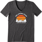 LIFE IS GOOD COOL VEE LANDSCAPE TEE