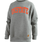 GREY QUILTED SWEATSHIRT
