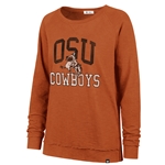 '47 ORANGE RELAXED KNOCKAROUND LONG SLEEVE TOP