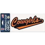 COWGIRLS 3X7 DECAL