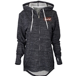 BLACK HEATHER CRUISE HOODED JACKET