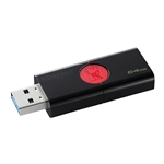KINGSTON DATATRAVELER 106 64GB USB 3.0 FLASH DRIVE