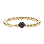RUSTIC CUFF IRELAND GOLD WITH BLACK