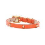 RUSTIC CUFF AUBREE SINGLE WRAP ORANGE - GOLD