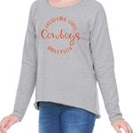 GIRLS COWBOYS FRENCH TERRY RAGLAN