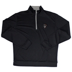BAMBOO PIN DOT 1/4 ZIP PO