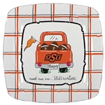 OK ST TRUCK SQUARE MELAMINE PLATE