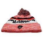 HEATHER ROLL UP BEANIE W/POM