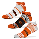 OSU TRIPLEX HEATHERED 3-PACK SOCKS