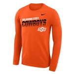NIKE LEGEND LONG SLEEVE SIDELINE TEE