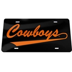 COWBOYS SWOOSH LICENSE PLATE