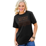 GAMEDAY COUTURE COWBOY BECAUSE TEE