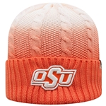 ORANGE OMBRE CUFF BEANIE