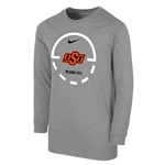 NIKE YOUTH LONG SLEEVE BASKETBALL TEE