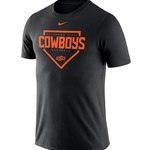 NIKE DRIFIT COTTON BASEBALL PLATE TEE