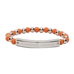 RUSTIC CUFF KERRY REMIX ORANGE POWER - ORANGE/SILVER