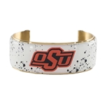 RUSTIC CUFF ART DECO 1.0 OSU PAINT SPLATTER - GOLD