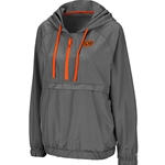 GREY PACKABLE HOODED JACKET