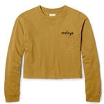 MUSTARD CLOTHESLINE COTTON LONG SLEEVE MIDI