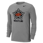 NIKE DFCT LONG SLEEVE BADGE WRESTLING TEE