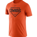 NIKE DRIFIT COTTON BASEBALL PLATE TEE