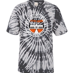 USCAPE BLACK WHITE SPIRAL SHORT SLEEVE TEE