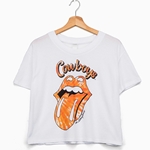 ROLLING STONES TYE DYE LICK CROP