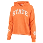 '47 ORANGE CUT OFF STATE HOODIE