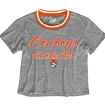 GREY BROOKLYN TEE WITH TRIM