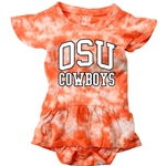 INFANT TIE DYE FLUTTER SLEEVE HOPPER