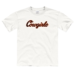 YOUTH COWGIRLS SCRIPT TEE