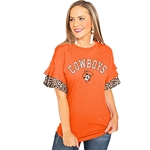 GAMEDAY COUTURE HEAR ME ROAR DOUBLE RUFFLE TOP